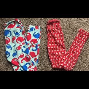 Girls OS Lularoe leggings